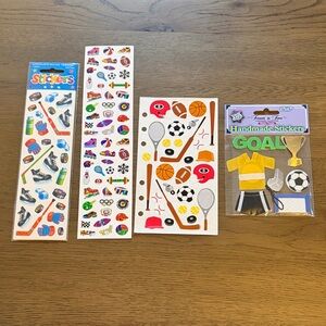 Vintage Sports Stickers Bundle Unopened